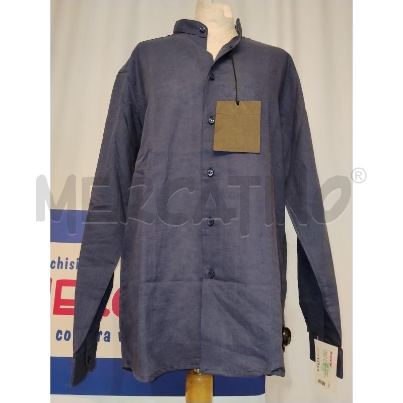 CAMICIA UOMO LINO BLU MYDEN | Mercatino dell'Usato Catania stazione centrale 1