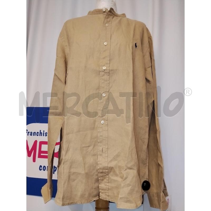 CAMICIA UOMO POLO RALPH LAUREN BEGIE  | Mercatino dell'Usato Catania stazione centrale 1