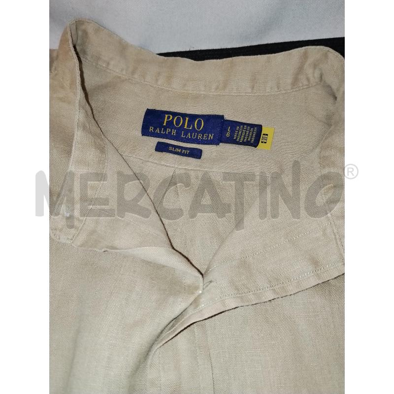 CAMICIA UOMO POLO RALPH LAUREN BEGIE  | Mercatino dell'Usato Catania stazione centrale 4