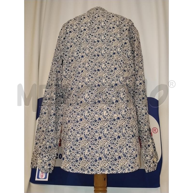 CAMICIA UOMO PORTOFIORI A FIORELLINI BLU | Mercatino dell'Usato Catania stazione centrale 3