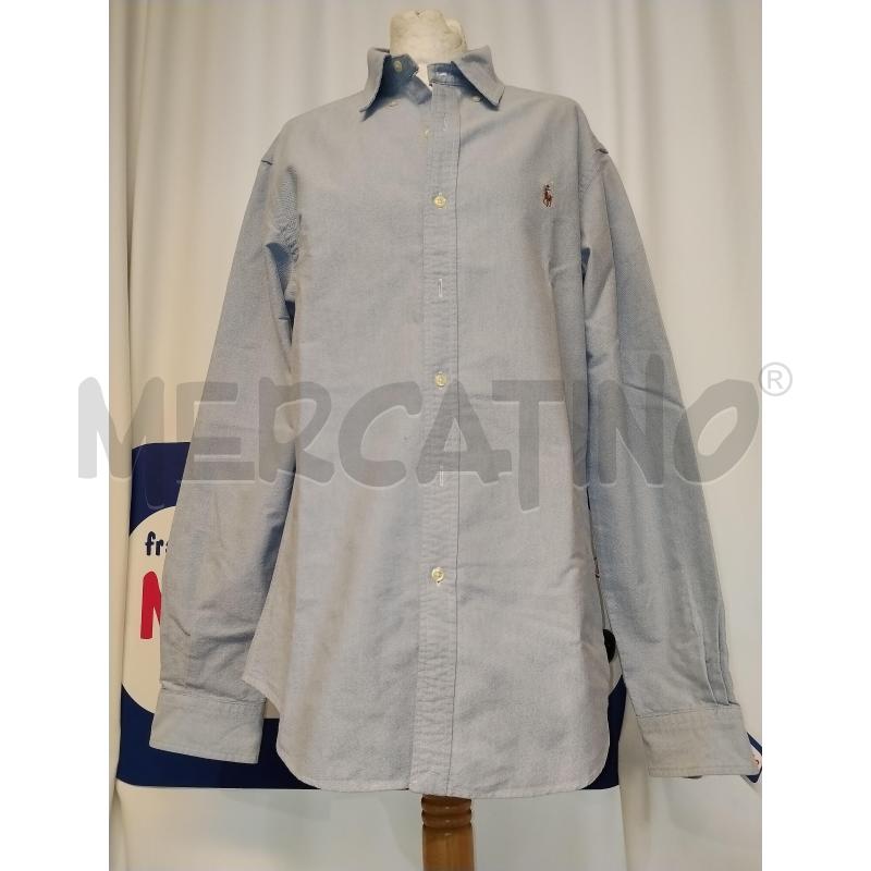 CAMICIA UOMO RALPH LAUREN AZZURRA | Mercatino dell'Usato Catania stazione centrale 1