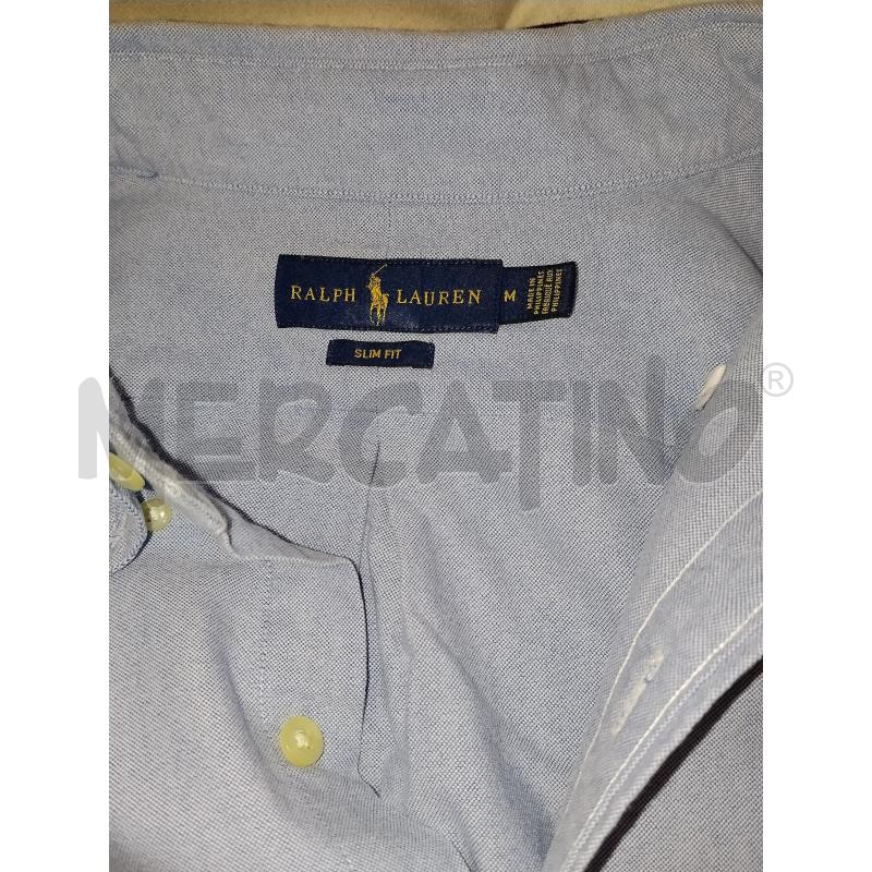 CAMICIA UOMO RALPH LAUREN AZZURRA | Mercatino dell'Usato Catania stazione centrale 4