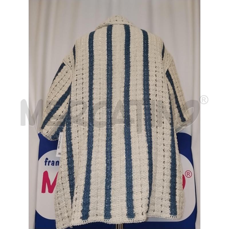 CAMICIA UOMO ZARA BEIGE  IN FETTUCCIA DI COTONE CON RIPORTI AZZURRI  | Mercatino dell'Usato Catania stazione centrale 3