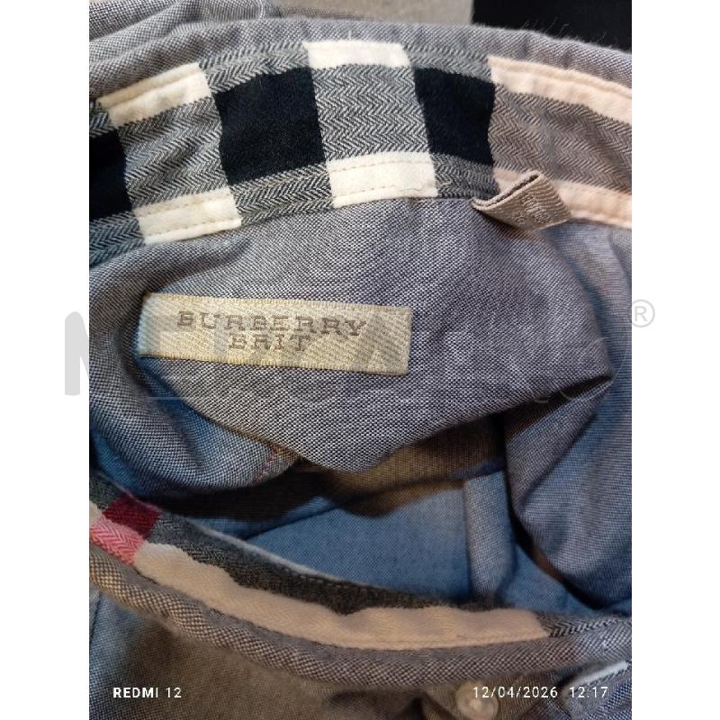 CAMICIA UOMO  BURBERRY GRIGIA  | Mercatino dell'Usato Catania stazione centrale 4