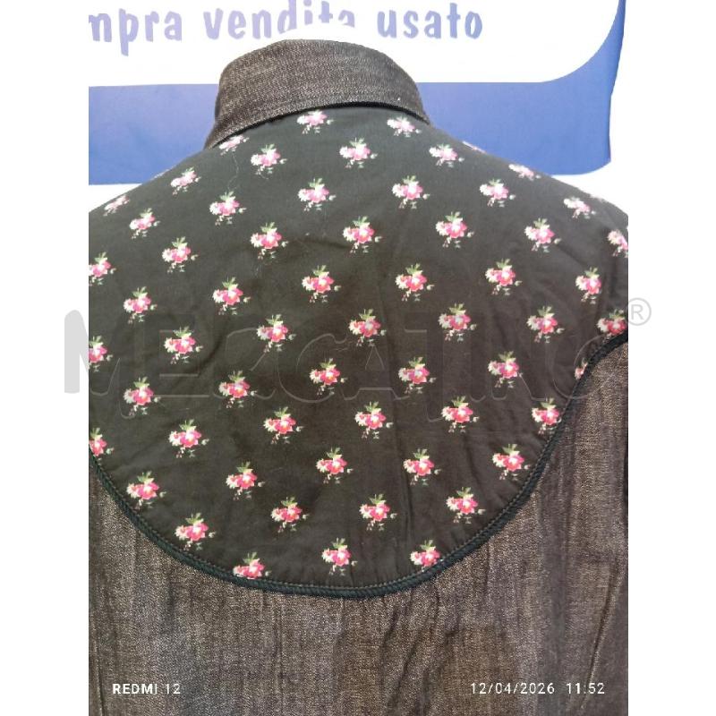 CAMICIA UOMO  DSQUARED2 NERA  CON FIORI | Mercatino dell'Usato Catania stazione centrale 3