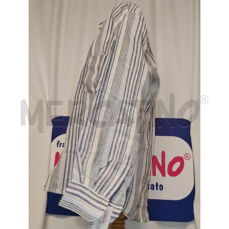 CAMICIA UOMO  LINO A RIGHE | Mercatino dell'Usato Catania stazione centrale 2