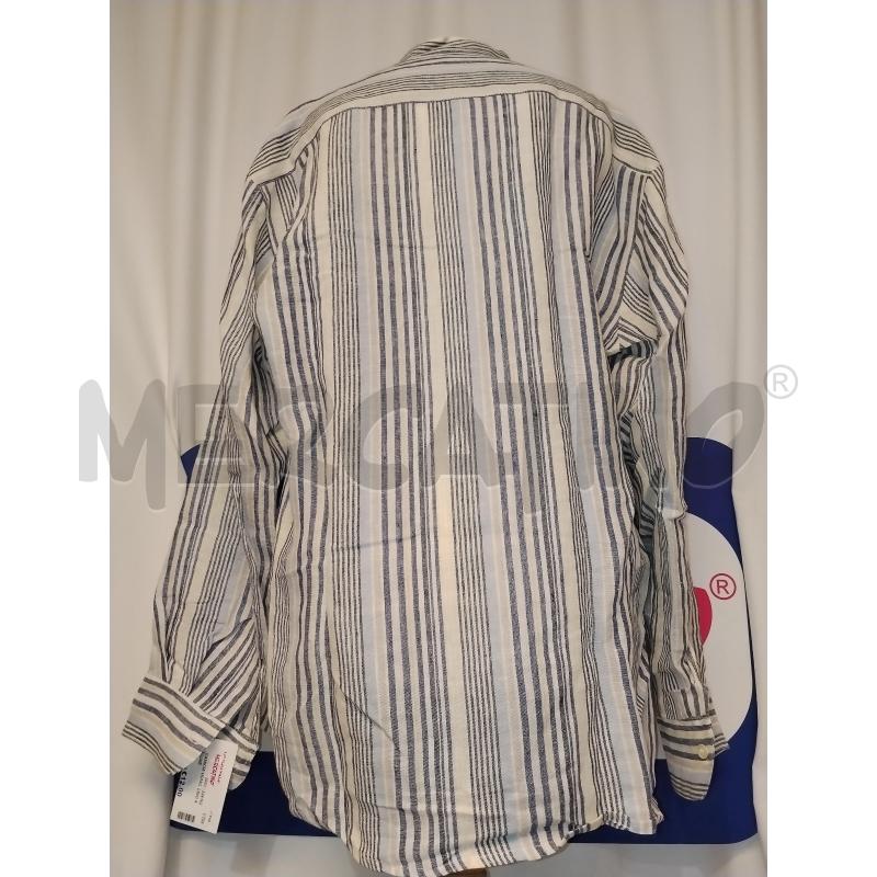 CAMICIA UOMO  LINO A RIGHE | Mercatino dell'Usato Catania stazione centrale 3