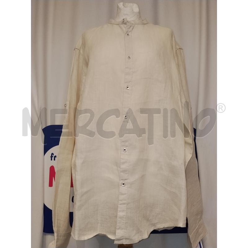 CAMICIA UOMO  LINO BEIGI CLAYTON | Mercatino dell'Usato Catania stazione centrale 1