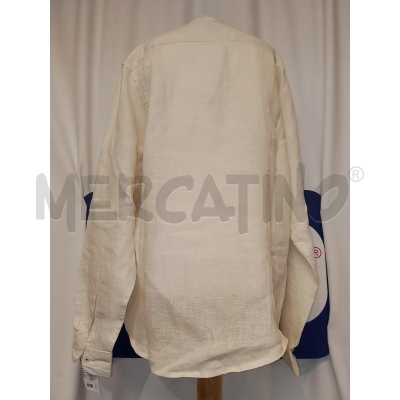 CAMICIA UOMO  LINO BEIGI CLAYTON | Mercatino dell'Usato Catania stazione centrale 3