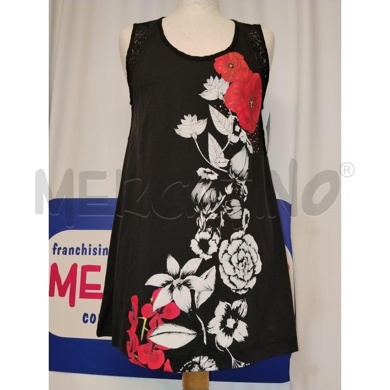 CANOTTA DONNA NERA DESIGUAL  | Mercatino dell'Usato Catania stazione centrale 1