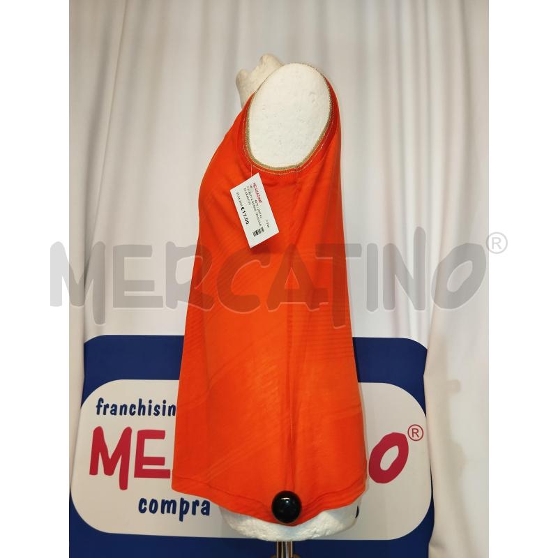 CANOTTA DONNA TRUSSARDI ARANCIO  | Mercatino dell'Usato Catania stazione centrale 2