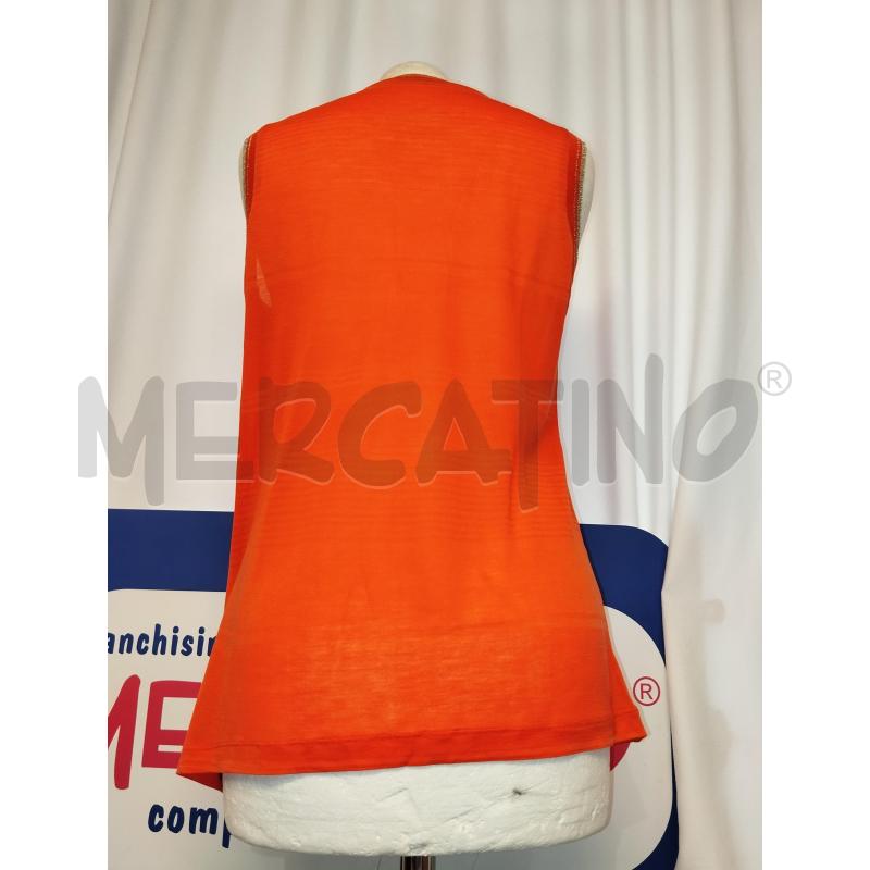 CANOTTA DONNA TRUSSARDI ARANCIO  | Mercatino dell'Usato Catania stazione centrale 3