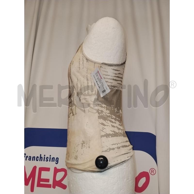CANOTTA DONNA TRUSSARDI  BEIGE FANTASIA  | Mercatino dell'Usato Catania stazione centrale 2