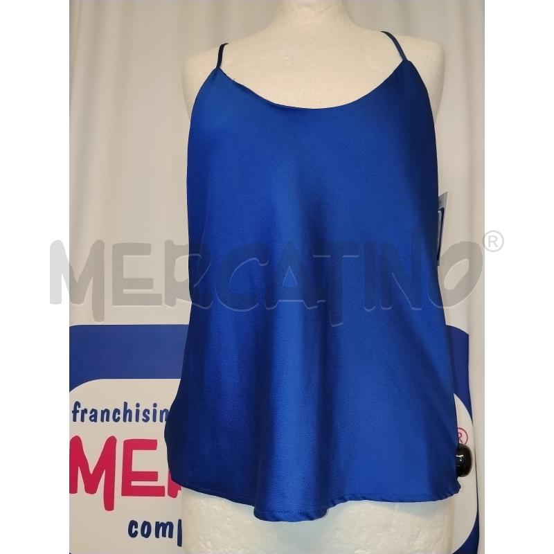 CANOTTA DONNA VICOLO BLU ELETTRICO | Mercatino dell'Usato Catania stazione centrale 1
