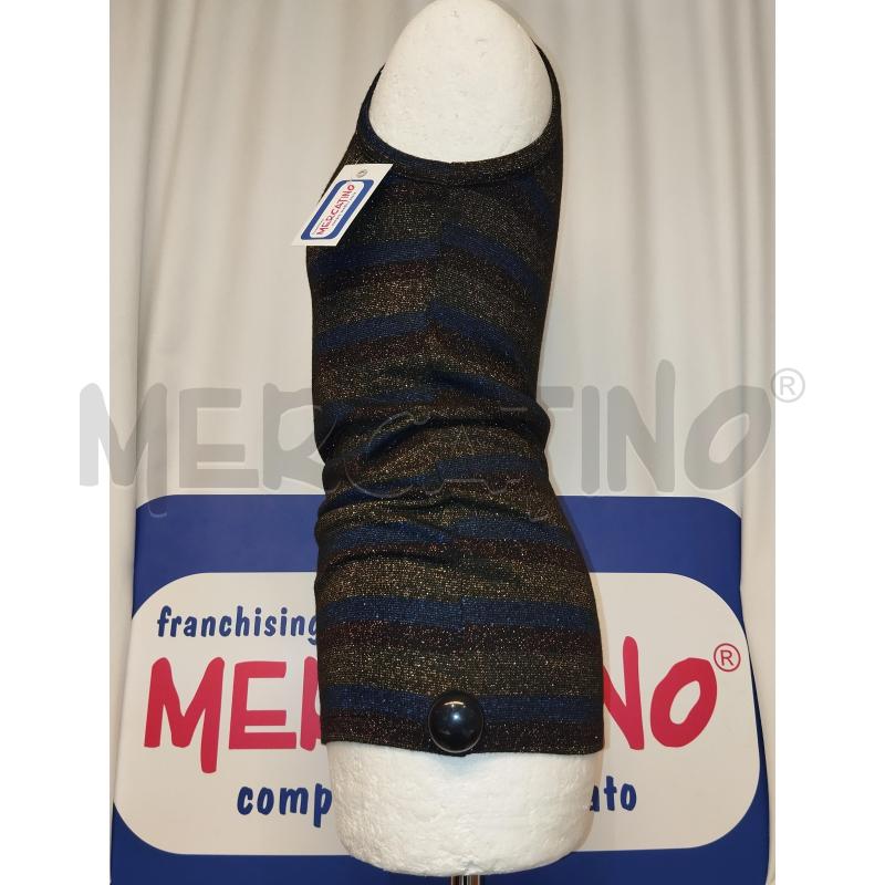 CANOTTA DONNA VICOLO NERA E LUREX  | Mercatino dell'Usato Catania stazione centrale 2