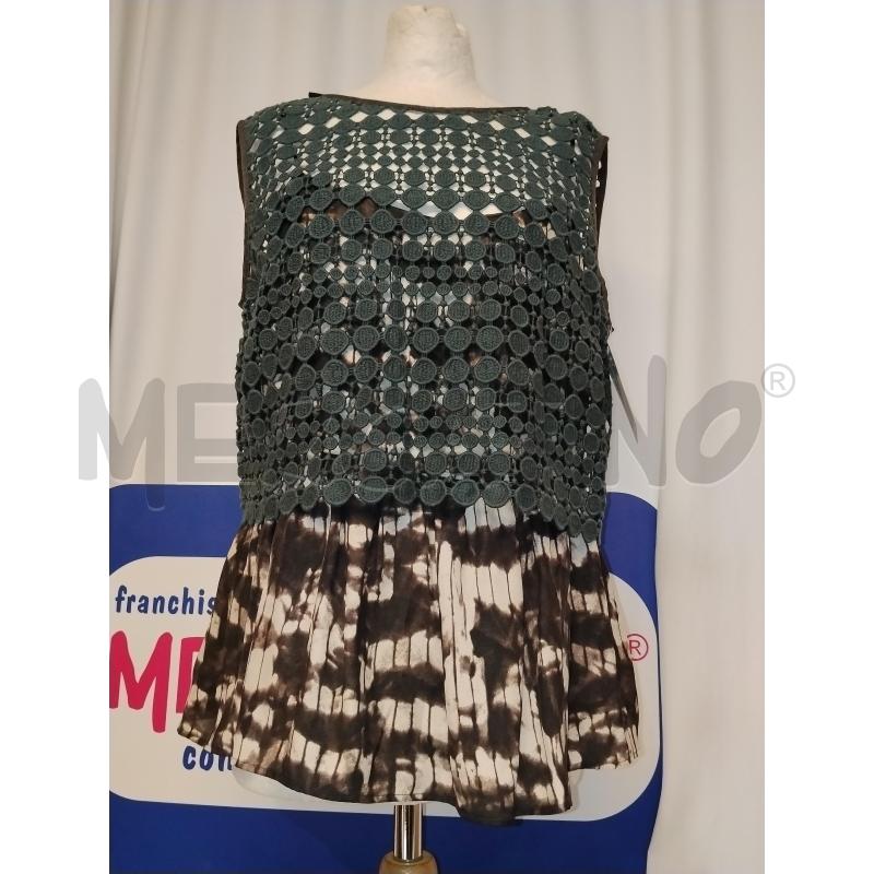 CANOTTA DONNA WEEKEND COMPLETO CON MAGLIA MARRONE E BLU | Mercatino dell'Usato Catania stazione centrale 1
