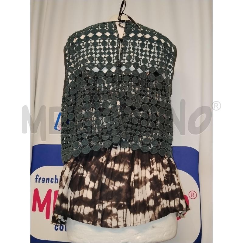 CANOTTA DONNA WEEKEND COMPLETO CON MAGLIA MARRONE E BLU | Mercatino dell'Usato Catania stazione centrale 3