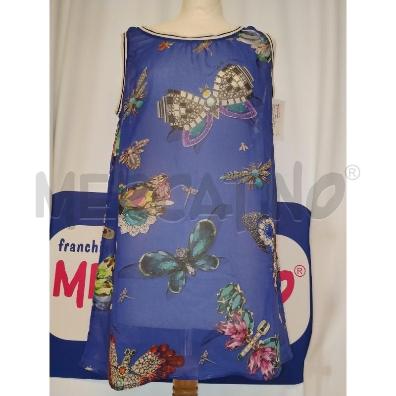 CANOTTA DONNA  GAELLE  BONHEUR  BLU A FANTASIA  | Mercatino dell'Usato Catania stazione centrale 1