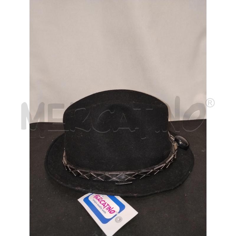 CAPPELLO DONNA NERO BORSALINO  | Mercatino dell'Usato Catania stazione centrale 2