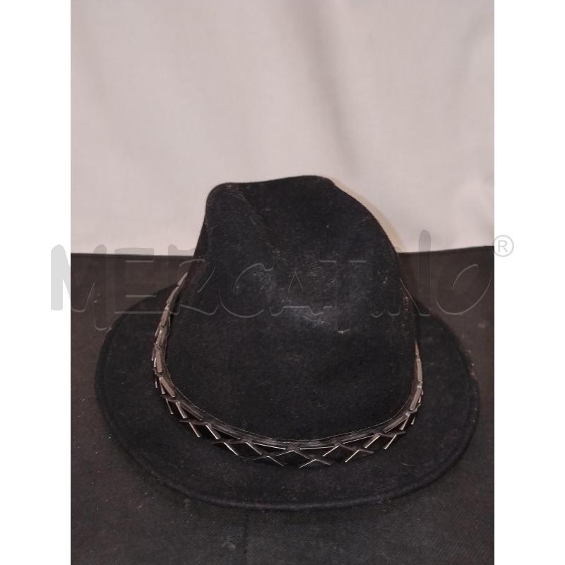 CAPPELLO DONNA NERO BORSALINO  | Mercatino dell'Usato Catania stazione centrale 3