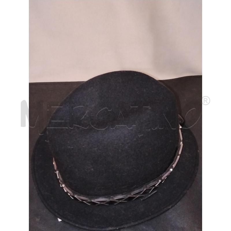 CAPPELLO DONNA NERO BORSALINO  | Mercatino dell'Usato Catania stazione centrale 5