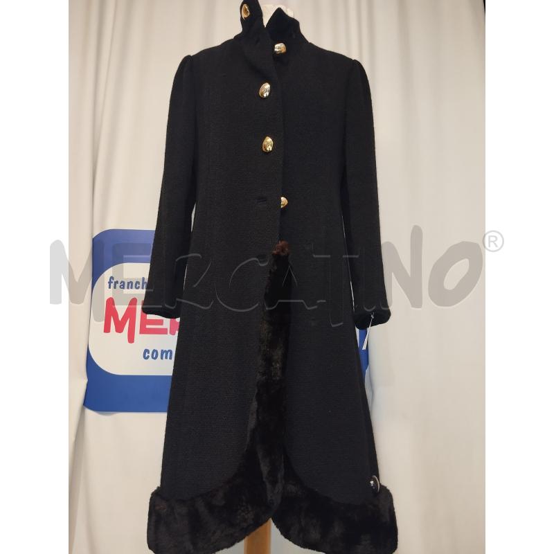 CAPPOTTO DONNA CON BORDO PELLICCIOTO NERO | Mercatino dell'Usato Catania stazione centrale 1