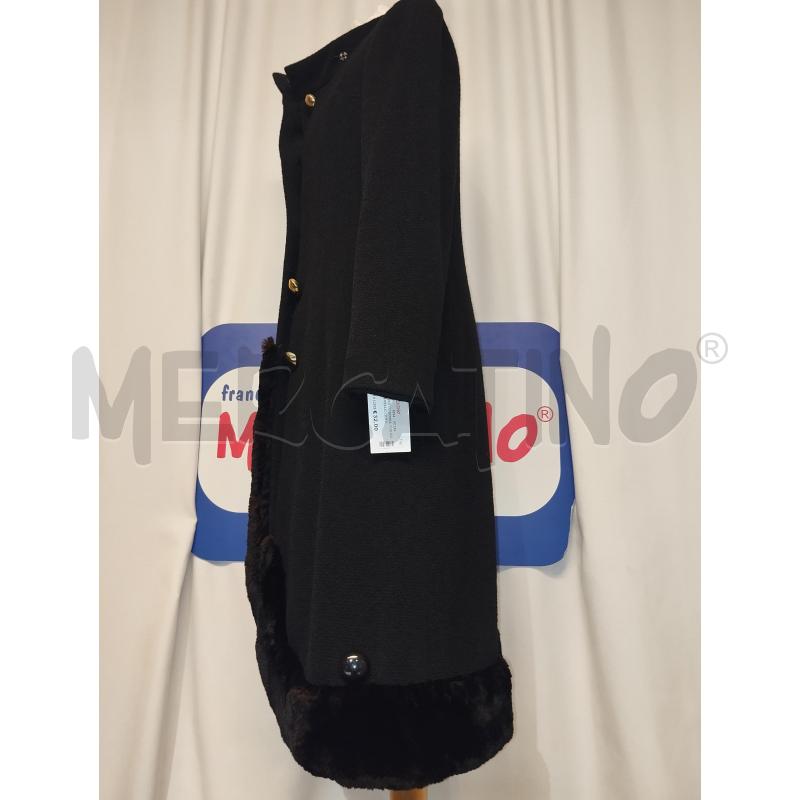 CAPPOTTO DONNA CON BORDO PELLICCIOTO NERO | Mercatino dell'Usato Catania stazione centrale 2