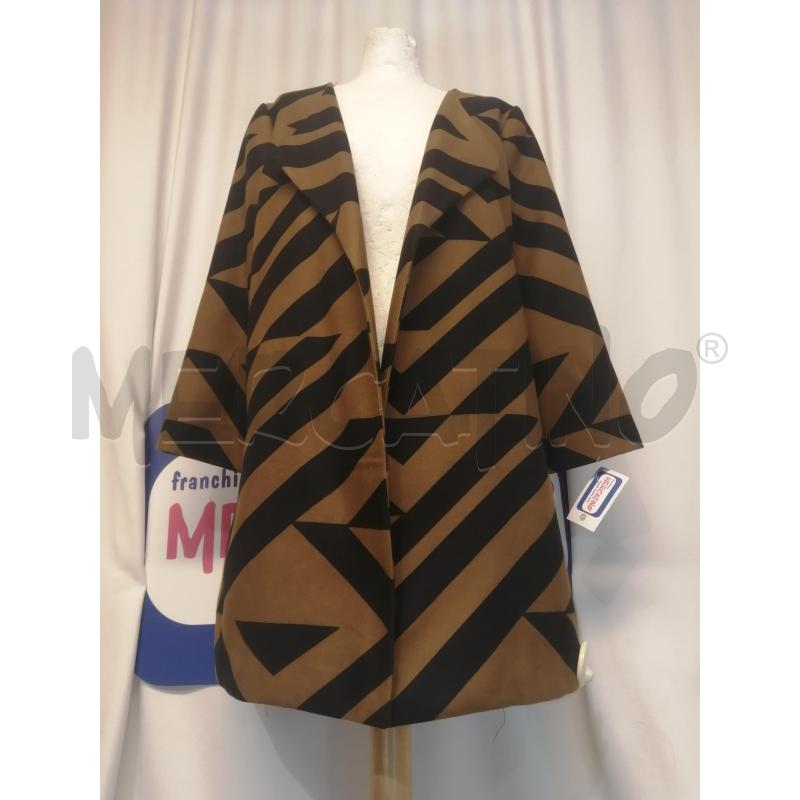 CAPPOTTO DONNA HM  NERO E CUOIO  | Mercatino dell'Usato Catania stazione centrale 1