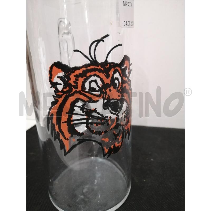 CARAFFA CON TIGRE STAMPATA  | Mercatino dell'Usato Catania stazione centrale 2
