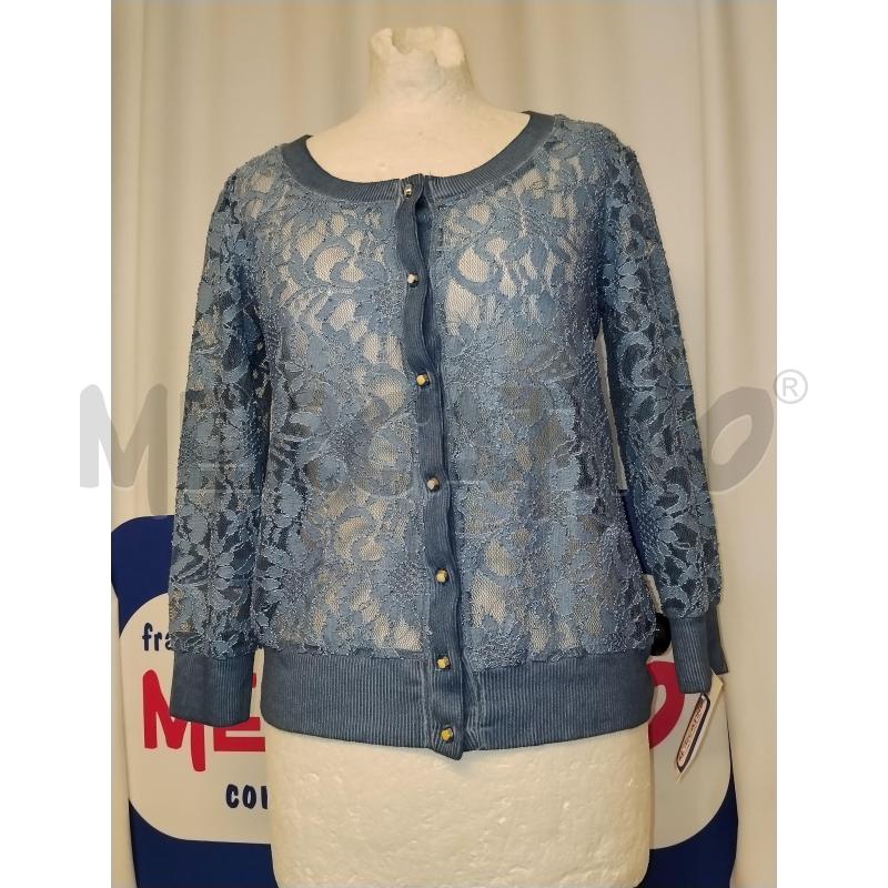 CARDIGAN DONNA AZZURRO  TRAFORATO  | Mercatino dell'Usato Catania stazione centrale 1