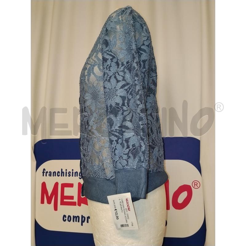 CARDIGAN DONNA AZZURRO  TRAFORATO  | Mercatino dell'Usato Catania stazione centrale 2