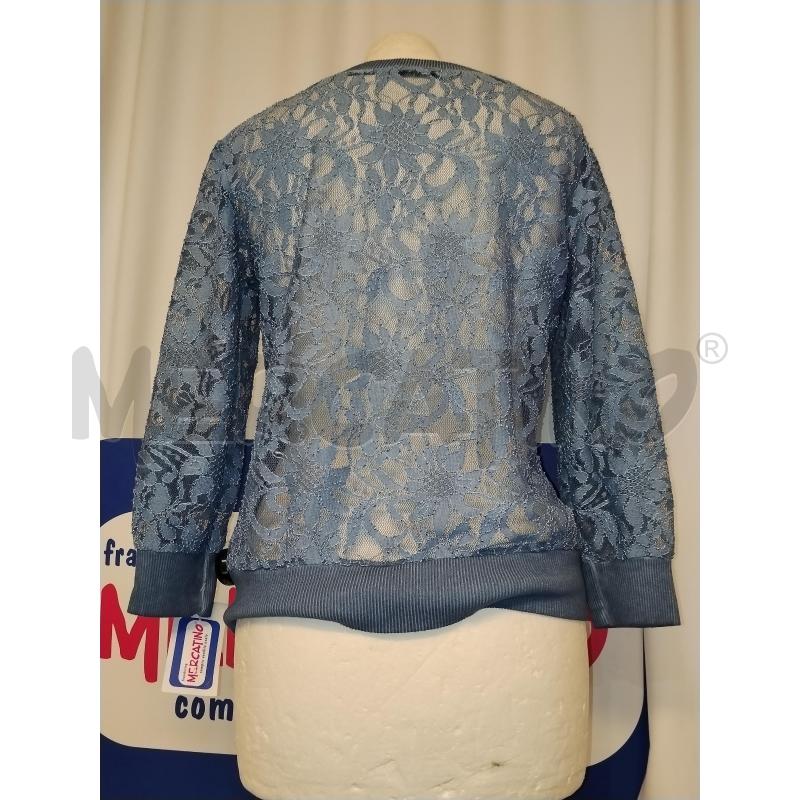 CARDIGAN DONNA AZZURRO  TRAFORATO  | Mercatino dell'Usato Catania stazione centrale 3