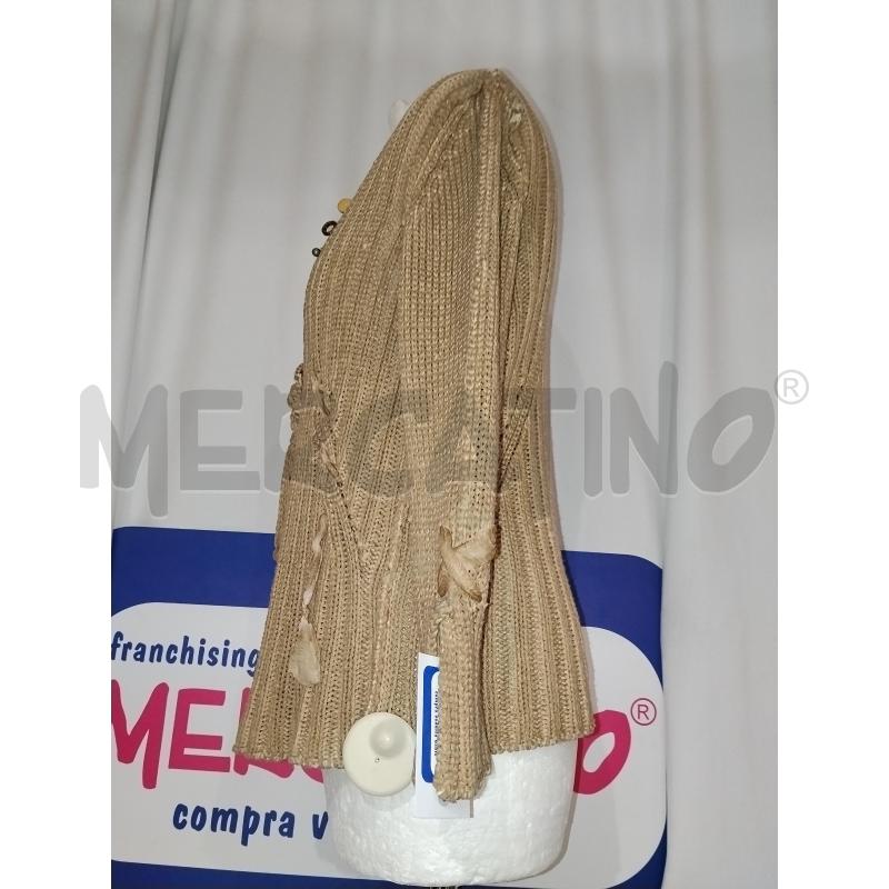 CARDIGAN DONNA ELISA CAVALETTI  BEIGE  | Mercatino dell'Usato Catania stazione centrale 2