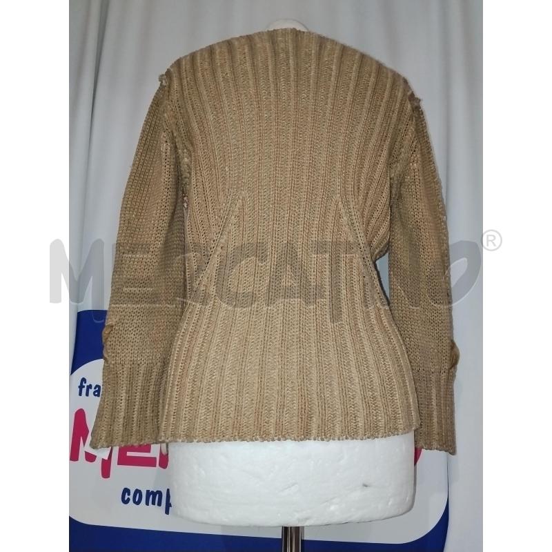 CARDIGAN DONNA ELISA CAVALETTI  BEIGE  | Mercatino dell'Usato Catania stazione centrale 3