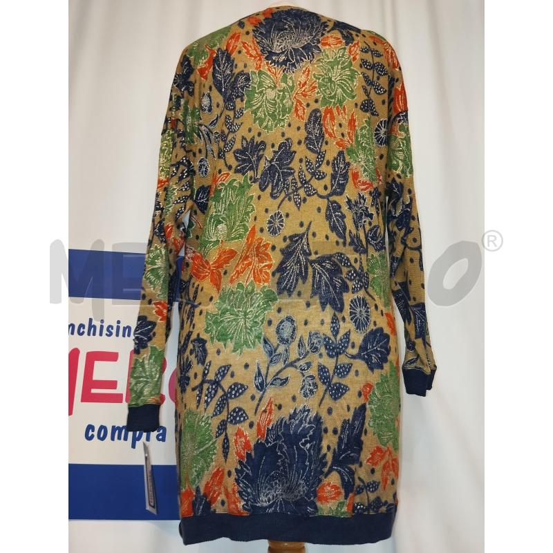 CARDIGAN DONNA LA MAISON BLU  BEIGE A FIORI  | Mercatino dell'Usato Catania stazione centrale 3