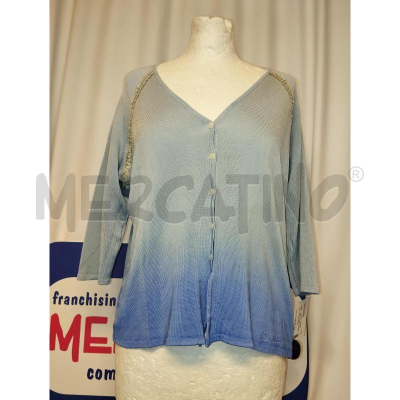 CARDIGAN DONNA PIERRE CARDIN AZZURRO  | Mercatino dell'Usato Catania stazione centrale 1