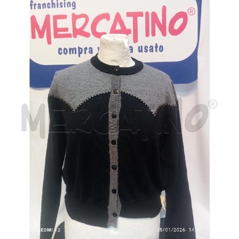 CARDIGAN DONNA PINKO  NERO E GRIGIO  | Mercatino dell'Usato Catania stazione centrale 1