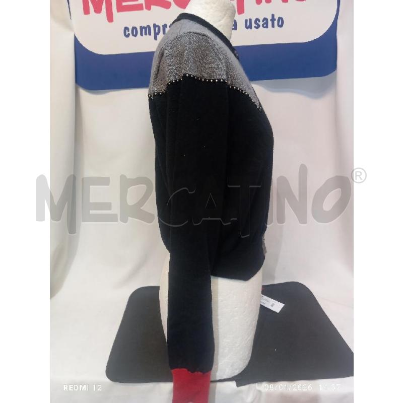 CARDIGAN DONNA PINKO  NERO E GRIGIO  | Mercatino dell'Usato Catania stazione centrale 2