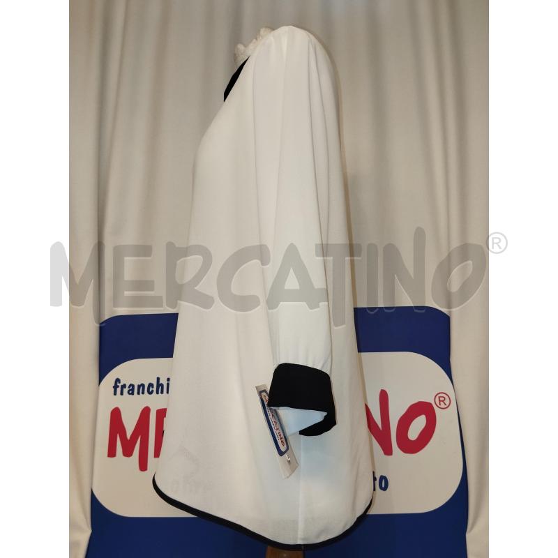 CASACCA DONNA BIANCA CON BORDI NERI | Mercatino dell'Usato Catania stazione centrale 2