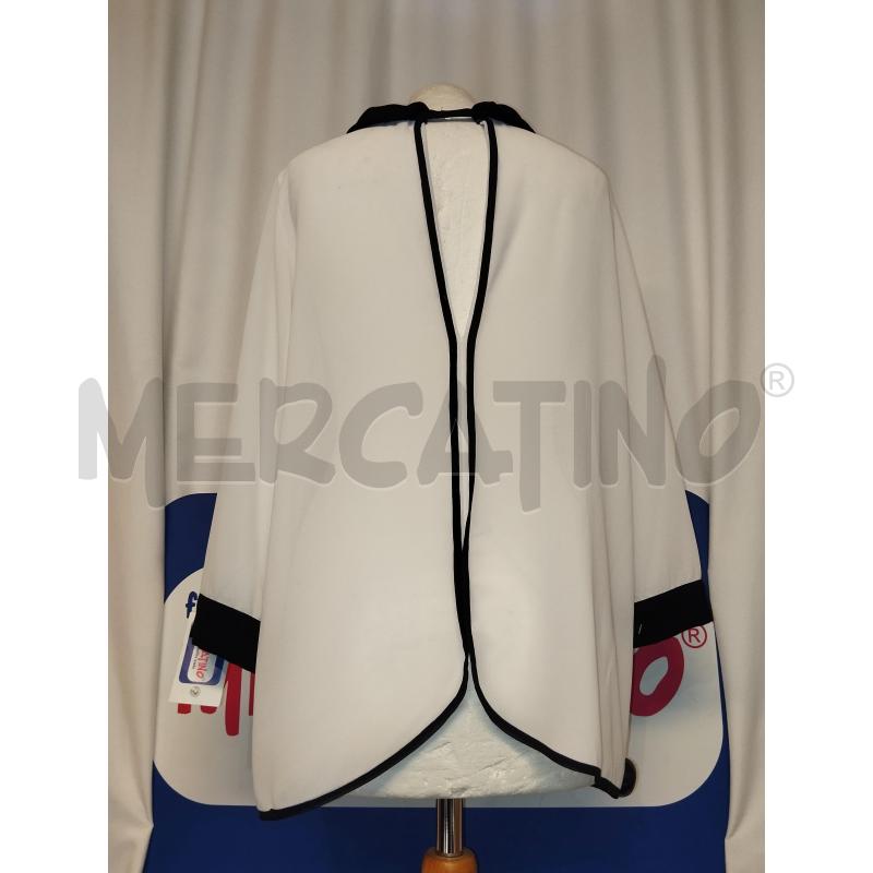 CASACCA DONNA BIANCA CON BORDI NERI | Mercatino dell'Usato Catania stazione centrale 3