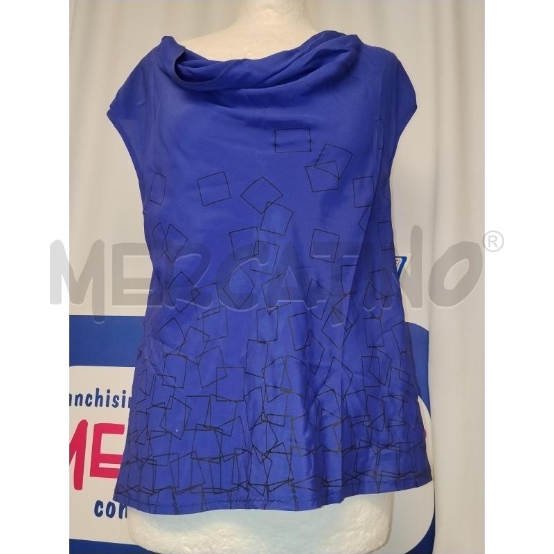 CASACCA DONNA DIANA GALLESI BLU ELETTRICO A FANTASIA | Mercatino dell'Usato Catania stazione centrale 1