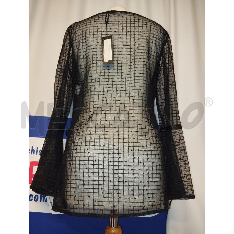 CASACCA DONNA ENZO BOTTEON NERA TRASPARENTE | Mercatino dell'Usato Catania stazione centrale 3