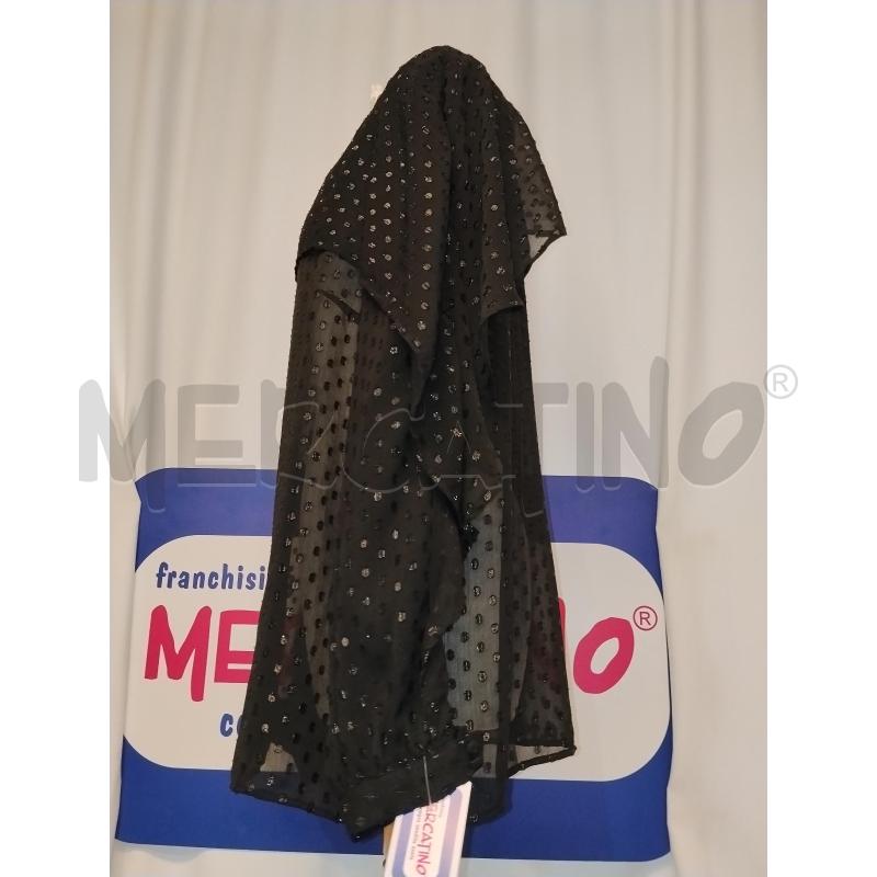 CASACCA DONNA FIORELLA RUBINO NERA TRASPARENTE | Mercatino dell'Usato Catania stazione centrale 2