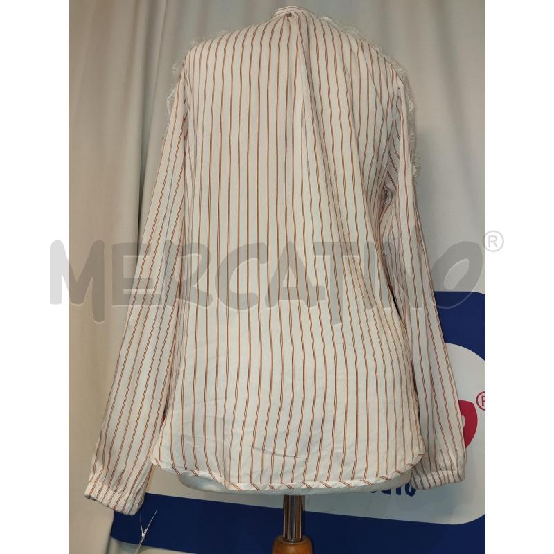 CASACCA DONNA PATRIZIA PEPE BIANCA A RIGHE ROSA | Mercatino dell'Usato Catania stazione centrale 3
