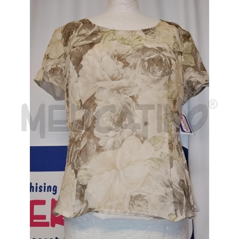 CASACCA DONNA VALENTINO BEIGE A FIORI  | Mercatino dell'Usato Catania stazione centrale 1