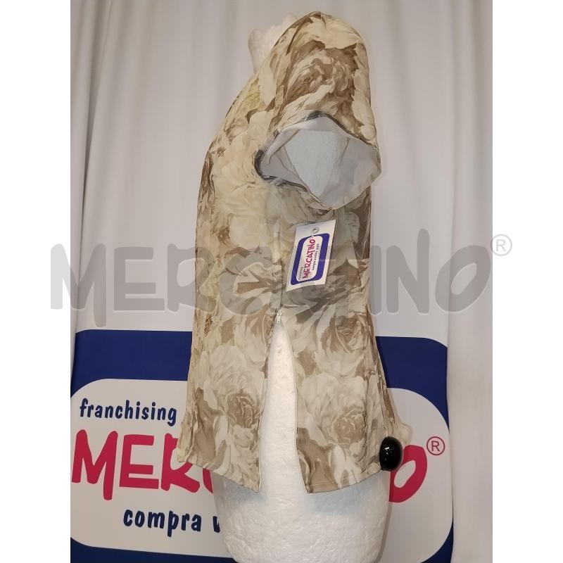 CASACCA DONNA VALENTINO BEIGE A FIORI  | Mercatino dell'Usato Catania stazione centrale 2