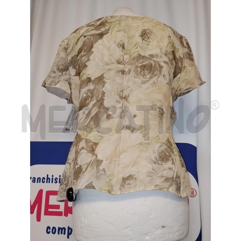 CASACCA DONNA VALENTINO BEIGE A FIORI  | Mercatino dell'Usato Catania stazione centrale 3