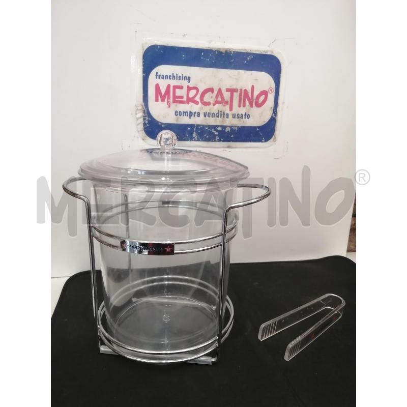 CESTELLO DEL GHIACCHIO SAN PELLEGRINO CON PINZA  | Mercatino dell'Usato Catania stazione centrale 1