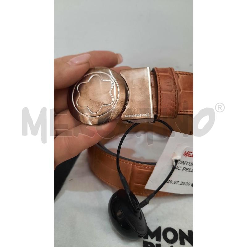 CINTURA UOMO MONT BLANC PELLE | Mercatino dell'Usato Catania stazione centrale 2