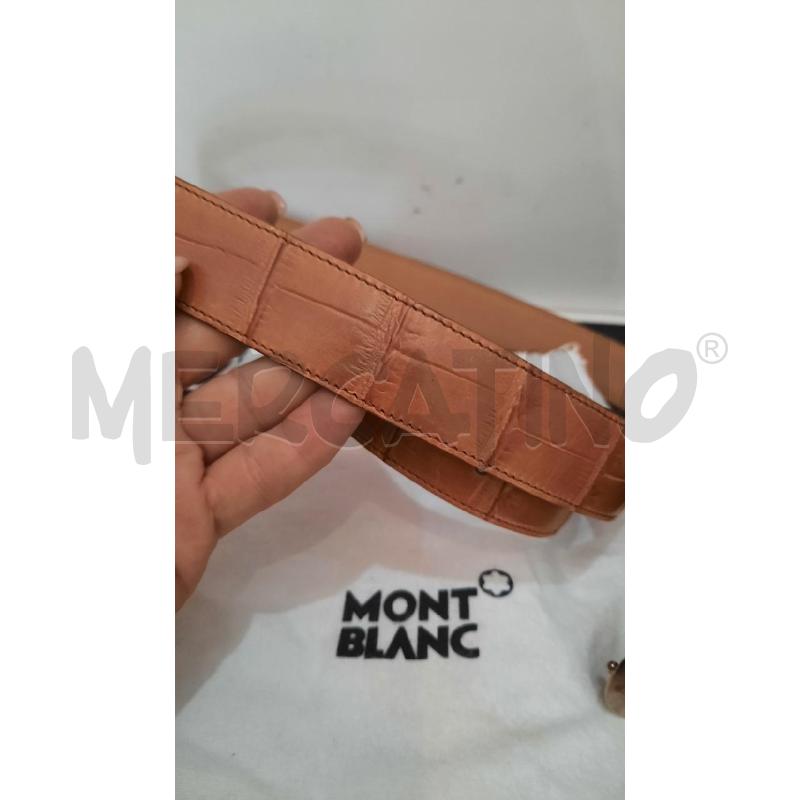 CINTURA UOMO MONT BLANC PELLE | Mercatino dell'Usato Catania stazione centrale 3